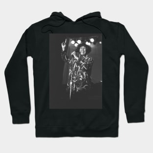 Roberta Flack BW Photograph Hoodie